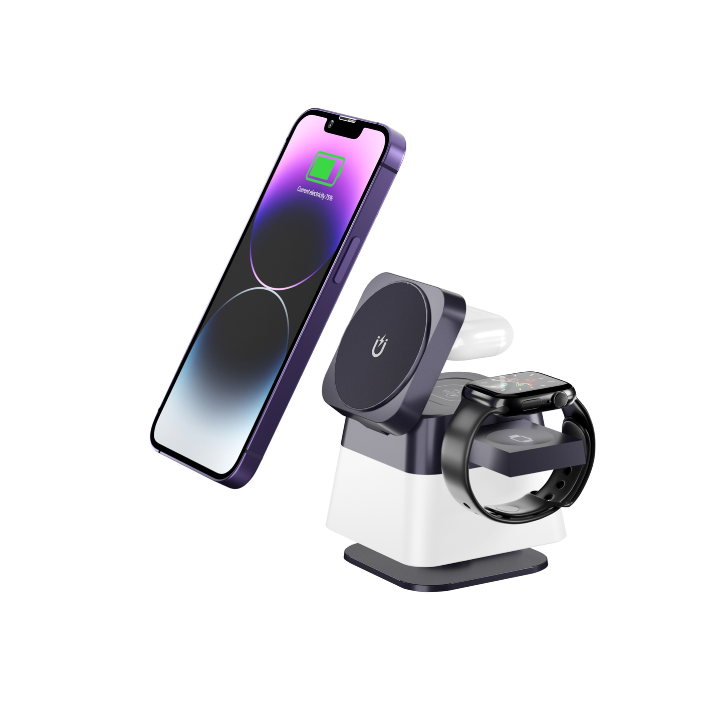 OrbitLight 3-in-1 Cordless Charger & Night Light