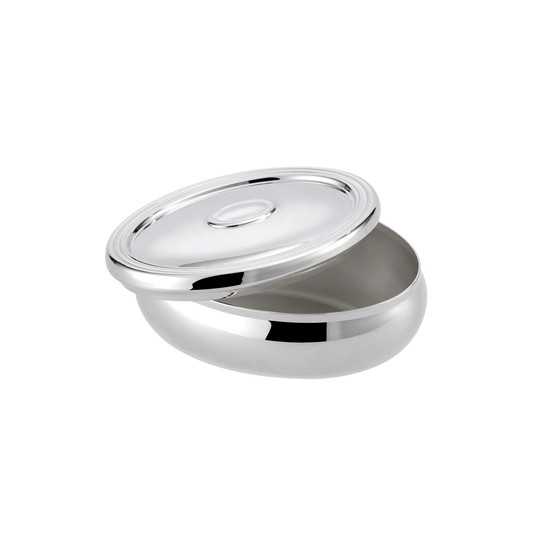 BONBONNIERE Silver-Plated Medaillon Trinket Box